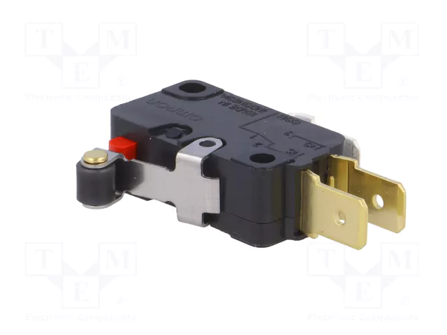 Aratas (Formerly Omron Components) Microcommutateur SNAP ACTION SPDT avec levier à rouleau