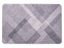 Kinvara Tapis de Cuisine Gris Motif Losange 40x60 cm Antidérapant Polyester (Set de 24)