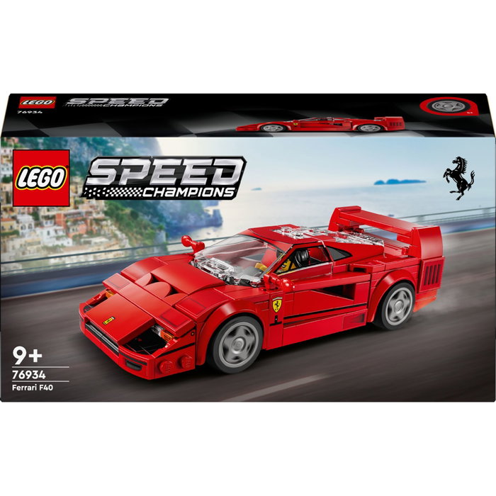 LEGO Speed Champions Ferrari F40 Supercar 76934 avec Minifigurine Pilote LEGO Speed Champions Ferrari F40 Supercar 76934 avec Minifigurine Pilote