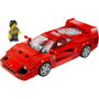 LEGO Speed Champions Ferrari F40 Supercar 76934 avec Minifigurine Pilote