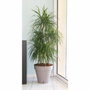 Riviera Pot de fleurs Loft Rond Taupe avec réserve d'eau