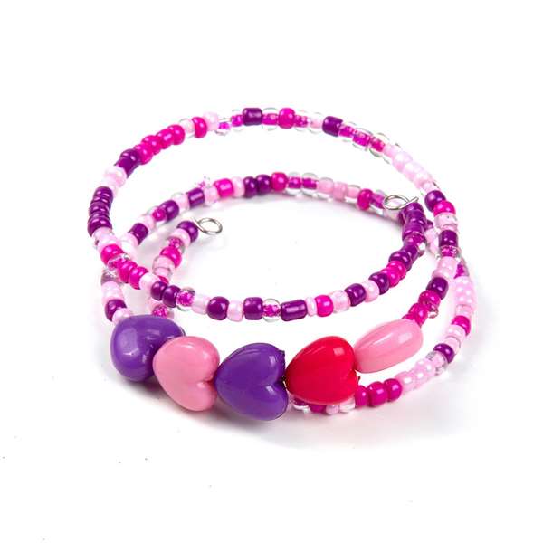 Inca Pulsera en espiral de bolitas de colores - Modèles assortis Inca Pulsera en espiral de bolitas de colores - Modèles assortis
