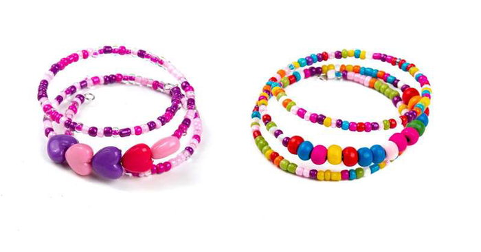 Inca Pulsera en espiral de bolitas de colores - Modèles assortis Inca Pulsera en espiral de bolitas de colores - Modèles assortis