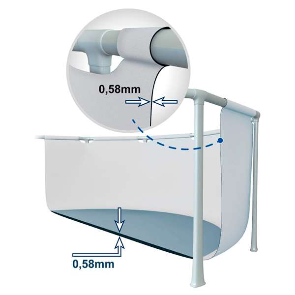 Intex Piscine rectangulaire Prism Frame avec filtre et échelle (3785L) Intex Piscine rectangulaire Prism Frame avec filtre et échelle (3785L)