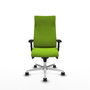 Piqueras Y Crespo Sillón Albacete Pistacho avec Mécanisme Sincro et Base Aluminium