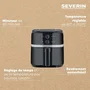 SEVERIN Friteuse sans huile FR2452 - 5L, 1500W, 8 programmes de cuisson