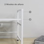 Holmios Étagère organisatrice de cuisine Blanche