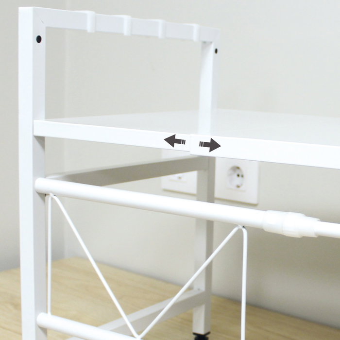 Holmios Étagère organisatrice de cuisine Blanche