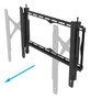 B-Tech BT8443 Support mural à bras tirants pour écran plat, inclinaison et pivot, ajustement latéral, VESA jusqu'à 650x400 mm, charge 35 kg