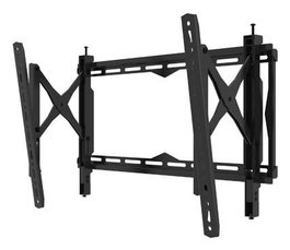 B-Tech BT8443 Support mural à bras tirants pour écran plat, inclinaison et pivot, ajustement latéral, VESA jusqu'à 650x400 mm, charge 35 kg