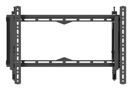 B-Tech BT8443 Support mural à bras tirants pour écran plat, inclinaison et pivot, ajustement latéral, VESA jusqu'à 650x400 mm, charge 35 kg
