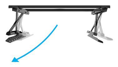 B-Tech BT8443 Support mural à bras tirants pour écran plat, inclinaison et pivot, ajustement latéral, VESA jusqu'à 650x400 mm, charge 35 kg