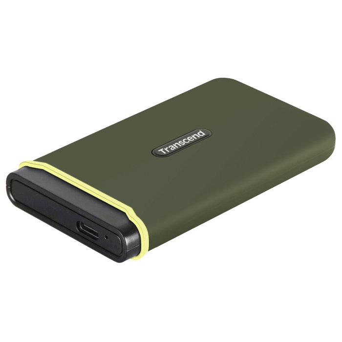 Transcend SSD ESD380C 1 TB USB-C USB 3.2 Gen 2x2 Vert militaire Transcend SSD ESD380C 1 TB USB-C USB 3.2 Gen 2x2 Vert militaire