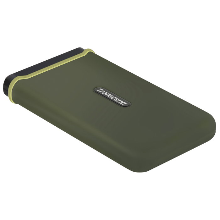 Transcend SSD ESD380C 1 TB USB-C USB 3.2 Gen 2x2 Vert militaire Transcend SSD ESD380C 1 TB USB-C USB 3.2 Gen 2x2 Vert militaire