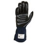 OMP Gants First FIA 8856-2018 MY2025 Bleu marine / Cyan Taille L