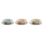 Home ESPRIT Service de Vaisselle ESPRIT Multicolore en Grès, 18 Pièces