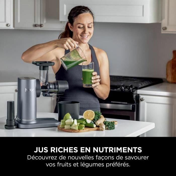 Ninja JC151EU Extracteur de jus à froid - Gris-noir