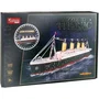 Explora Puzzle 3D Lumineux Bateau Titanic à Construire, 266 Pièces pour Enfants à Partir de 8 Ans, Cadeau Éducatif et Créatif