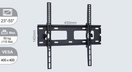 Vivolink Support mural professionnel avec inclinaison, 23-55 pouces, VESA 400x400
