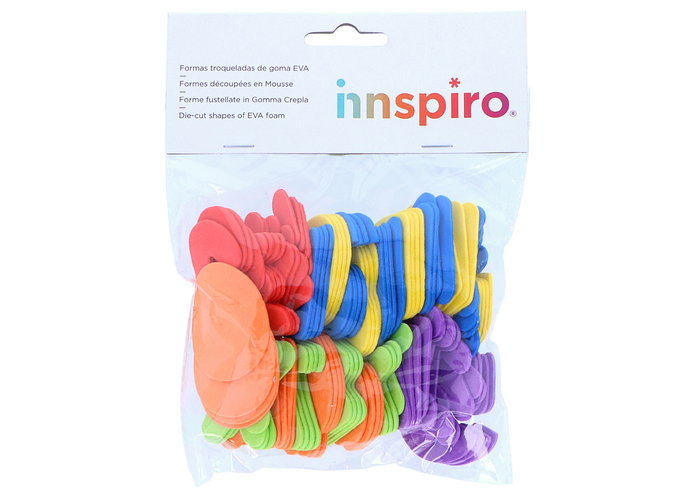 Innspiro Set de 104 lettres majuscules en mousse EVA 50mm