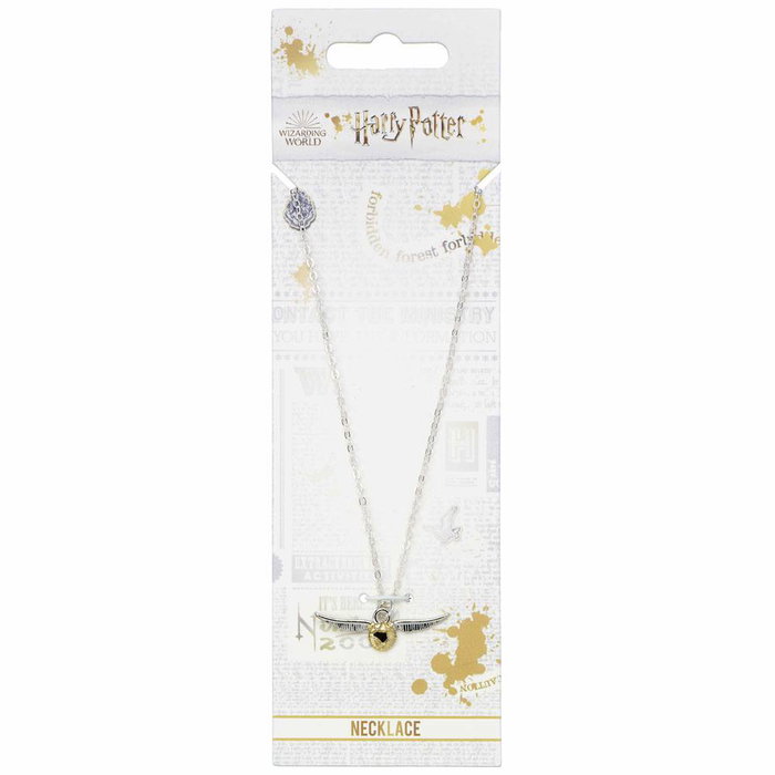 Harry Potter pendentif et collier plaqué argent Vif d´Or Harry Potter pendentif et collier plaqué argent Vif d´Or