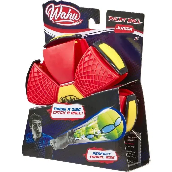 Goliath Wahu Phlat Ball Junior Rouge - Jeu d'extérieur pour Enfants dès 5 ans - Garanti 2 Ans