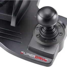 Subsonic GS550 Volant de course avec pédalier, levier de vitesses, vibration, compatible Xbox Series X/S, Xbox One, PS4, PC, 270°, fixation par ventouses