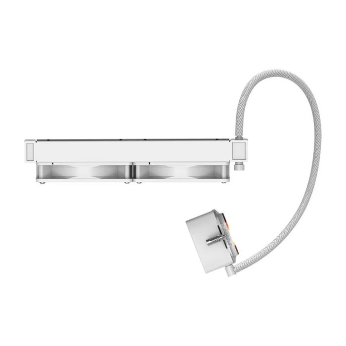 Hiditec Kit de Refroidissement Liquide LQ240 ARGB Blanc, 240mm, Ventilateurs 120mm, Compatible Intel/AMD