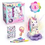 Canal Toys - Lampe Licorne à Décorer Cosmique Edition Collector - Veilleuse LED DIY avec Stickers et Accessoires