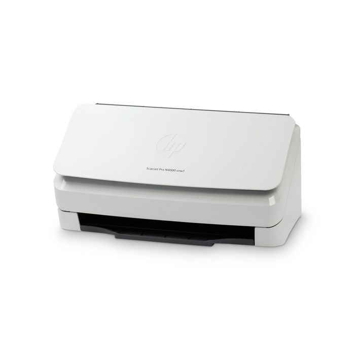 HP Scanner ScanJet Pro N4000 snw1 à alimentation automatique feuille à feuille - Numérisation recto verso jusqu'à 40 ppm / 80 ipm - Chargeur ADF 50 pages