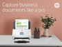 HP Scanner ScanJet Pro N4000 snw1 à alimentation automatique feuille à feuille - Numérisation recto verso jusqu'à 40 ppm / 80 ipm - Chargeur ADF 50 pages