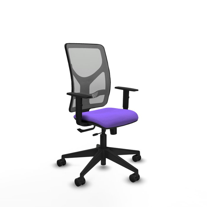 PIQUERAS Y CRESPO Chaise Motilla Synchrone/Traslack Violet/Gris Maille PIQUERAS Y CRESPO Chaise Motilla Synchrone/Traslack Violet/Gris Maille