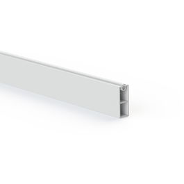 HERRAJES ALK Tubo Stor Rectangular 30-12 Modelo Optima - Tube pour armoire en aluminium, 4m, 30x12mm, disponible en Mocca, Blanc, Noir et Anthracite (Set de 2)