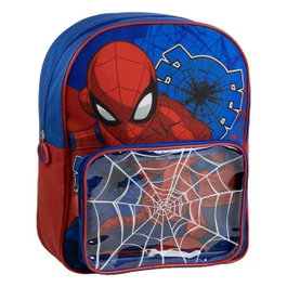 Cerdá Mochila Infantil Spiderman pour Enfant 3 Ans - Sac à Dos Bleu Foncé 25 x 30 x 12 cm