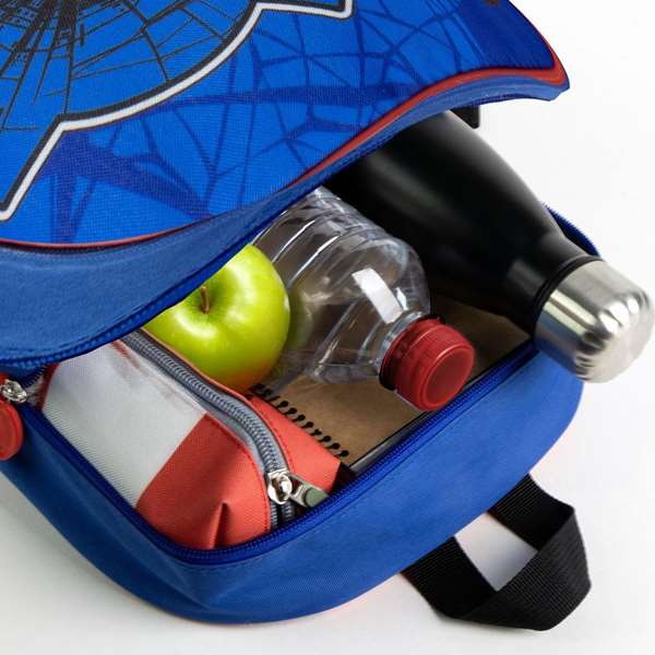 Cerdá Mochila Infantil Spiderman pour Enfant 3 Ans - Sac à Dos Bleu Foncé 25 x 30 x 12 cm Cerdá Mochila Infantil Spiderman pour Enfant 3 Ans - Sac à Dos Bleu Foncé 25 x 30 x 12 cm