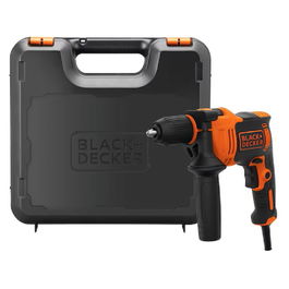 BLACK AND DECKER Perceuse à percussion BEH710K 710W avec mallette