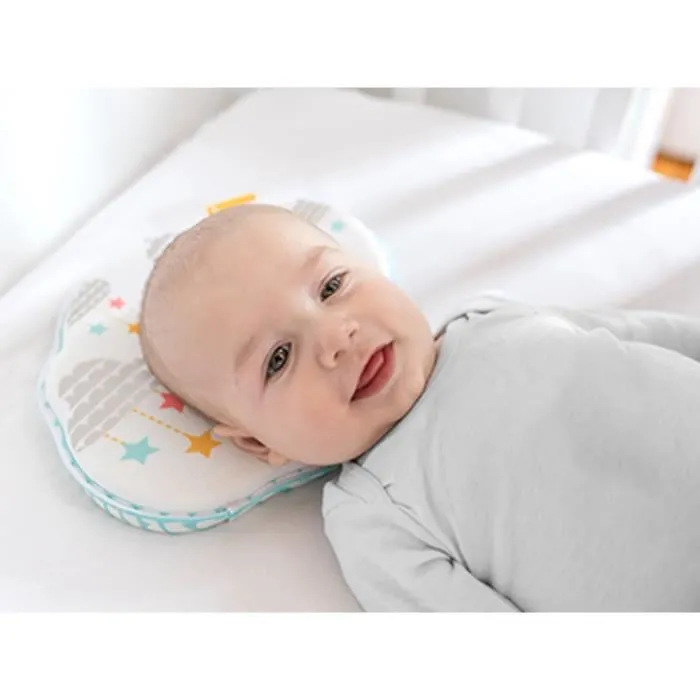 Badabulle Coussin Nuvola Anti-Plagiocéphalie pour Bébé, Blanc