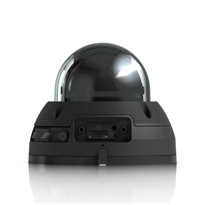 Ubiquiti UVC-AI-Dome-B Caméra dôme extérieure 4K (8MP) résistante aux intempéries avec vision nocturne IR 40m, IA reconnaissance faciale et plaques, PoE
