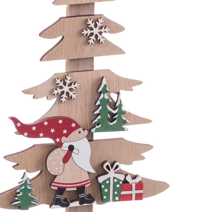 BigBuy Home Sapin de Noël Multicouleur en Bois