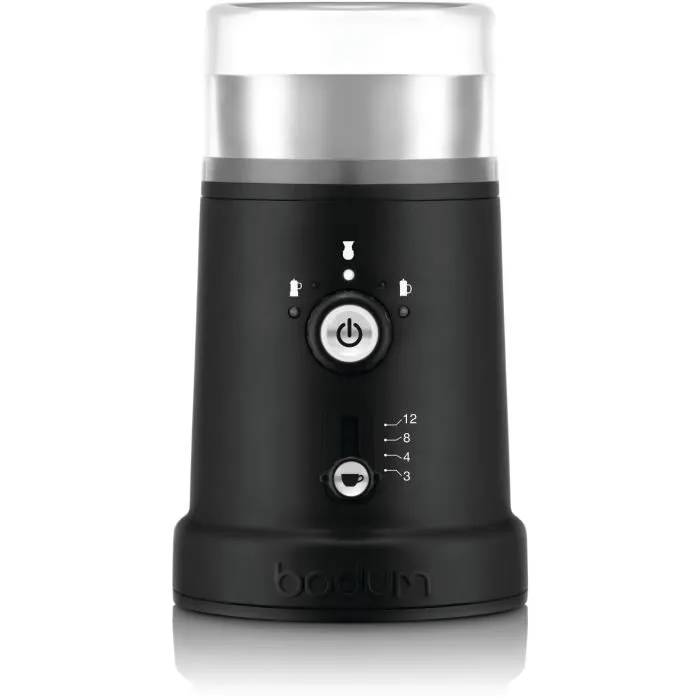 BODUM Moulin à café électrique BISTRO 12041-01EURO avec lames, réglable, design noir mat - 150 W BODUM Moulin à café électrique BISTRO 12041-01EURO avec lames, réglable, design noir mat - 150 W