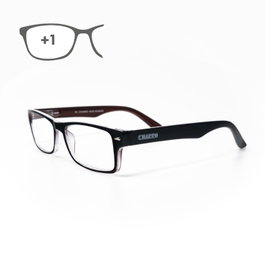 EL CHARRO Lunettes de lecture Kansas Bleu foncé / Rouge +1,0
