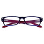 EL CHARRO Lunettes de lecture Kansas Bleu foncé / Rouge +1,0