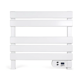 Yoevu Toallero Électrique 150 W Blanc Aluminium avec Temporisateur Programmable