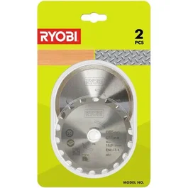 Ryobi Kit de 2 lames 85 mm alésage 15 mm pour scie multimatériaux R18MMS - RAKMMS02K (1 lame bois/métal, 1 lame carrelage)
