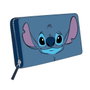Cerdá Porte-cartes billetero Stitch - Portefeuille Disney 19.0 x 10.0 x 2.5 cm - Âge 3 ans et plus - Bleu