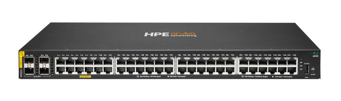 Hewlett Packard Enterprise Commutateur Réseau Aruba CX 6000 48 Ports Gigabit PoE+ 370W avec 4 Ports SFP, Compact et Sans Ventilateur, pour PME et Filiales Hewlett Packard Enterprise Commutateur Réseau Aruba CX 6000 48 Ports Gigabit PoE+ 370W avec 4 Ports SFP, Compact et Sans Ventilateur, pour PME et Filiales