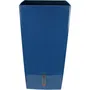 Riviera Bac à fleurs carré EVA NEW HAUT - Plastique 100% recyclable - 69 litres - H 68.5 x L 37 x P 37 cm - Bleu