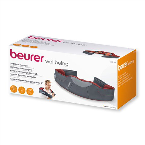 Beurer MG-151 Massageur Shiatsu 3D Multizone avec Fonction Chaleur pour Nuque, Dos, Épaules et Cuisses Beurer MG-151 Massageur Shiatsu 3D Multizone avec Fonction Chaleur pour Nuque, Dos, Épaules et Cuisses