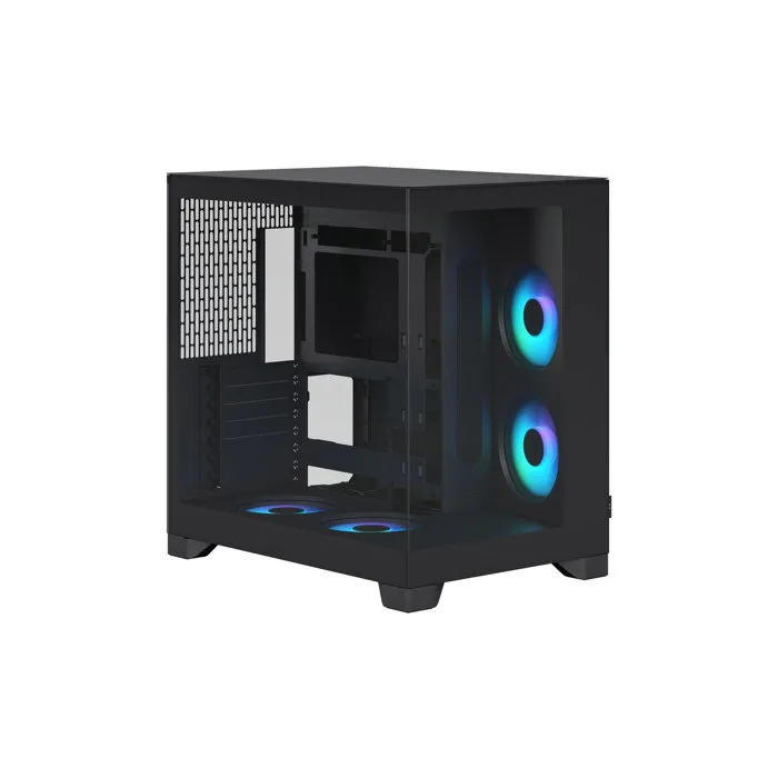 Fractal Design Pop 2 Vision Black RGB Boîtier PC ATX Panneau Vitré Éclairage RGB Fenêtre Latérale Verre