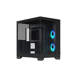 Fractal Design Pop 2 Vision Black RGB Boîtier PC ATX Panneau Vitré Éclairage RGB Fenêtre Latérale Verre